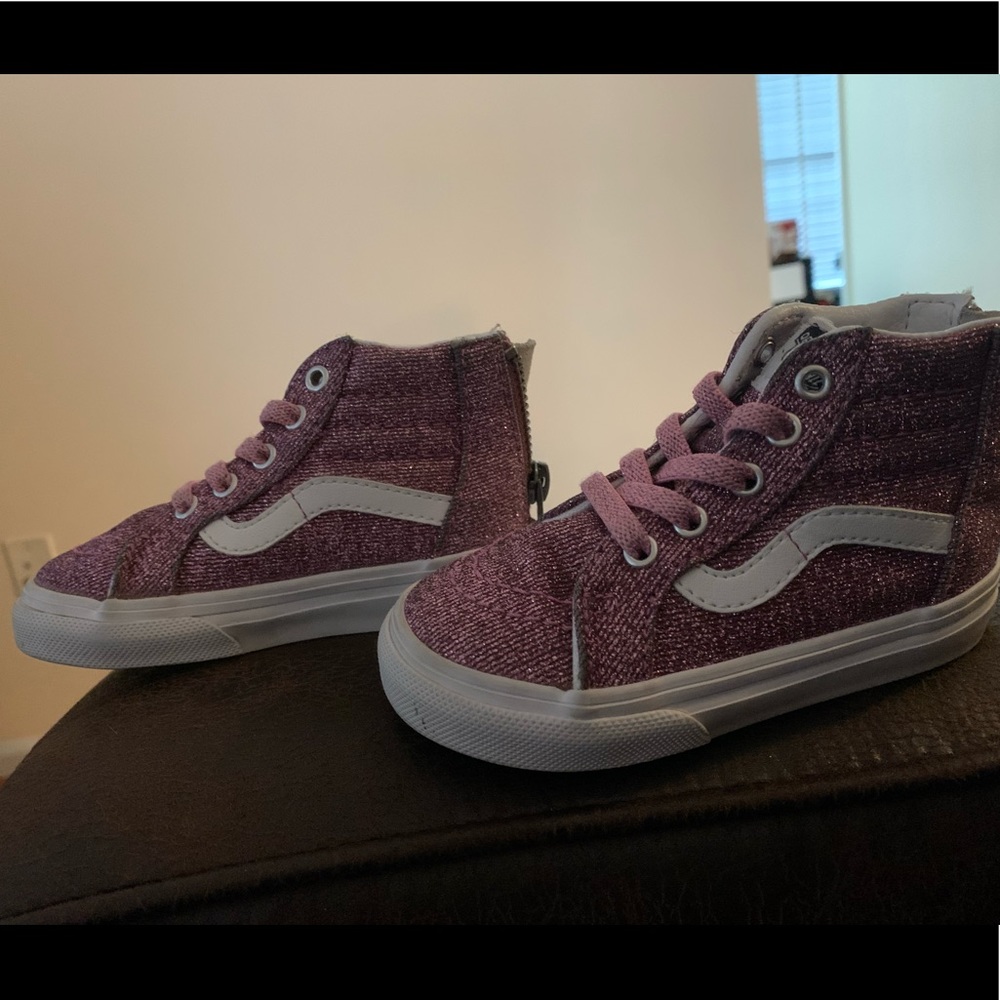 Pink Sparkle/Glitter Vans